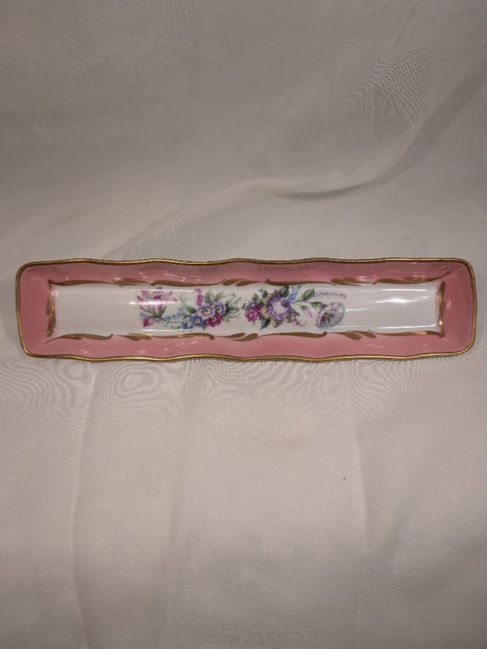 FRENCH PORCELAIN TRAY    MULTI PURPOSE  Beautiful to LOOK AT !